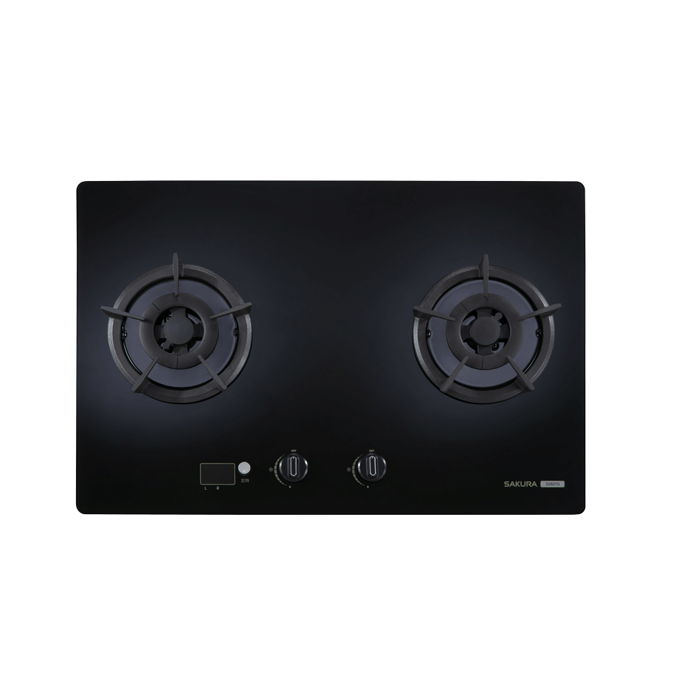 G2627G 二口大面板智控易清檯面爐