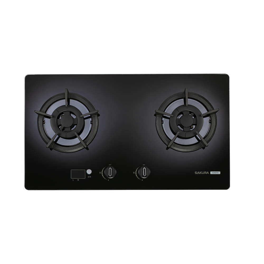 G2527G 二口小面板智控易清檯面爐