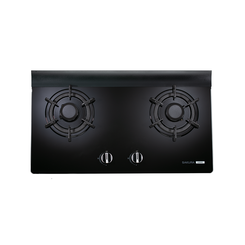 G2826G 二口高效玻璃檯面爐